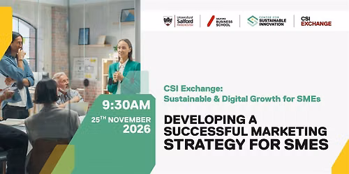 CSI Exchange: Developing a successful marketing strategy for SMEs