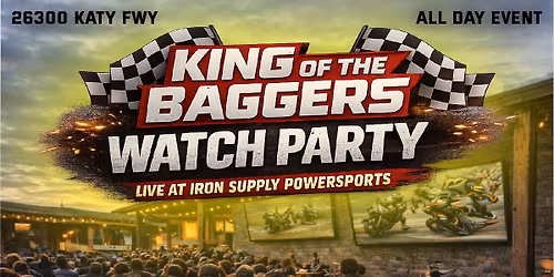 \ud83d\udd25 King of the Baggers Watch Party at Iron Supply Powersports \ud83d\udd25