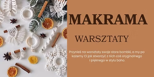 Eko\u015awi\u0119ta \u2013 warsztaty makramy