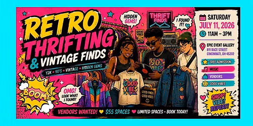Retro Thrifting & Vintage Finds Pop-up Shop