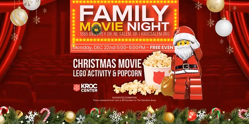 Christmas Family Movie & LEGO\u00ae Night - FREE