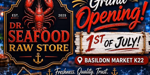 GRAND OPENING 1st of JULY