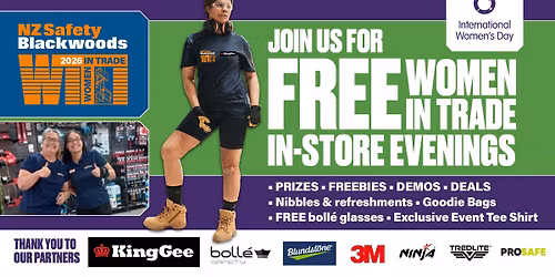FREE Women in Trades Evening - New Plymouth 