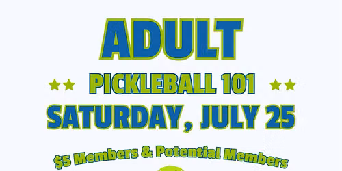 Monroe Family YMCA Adult Pickleball 101