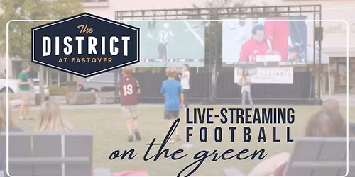 Live-streaming Football on the Green!