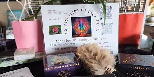 Petit marché de l'ésotérisme et de la vibration.