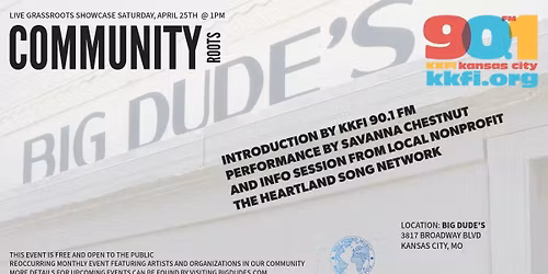 Community Roots at Big Dudes Music City - Savanna Chestnut