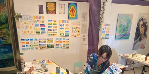 Introduction to Watercolour with Noelle Blue Moon