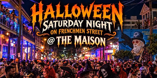 Halloween Saturday Night On Frenchmen Street @ The Maison