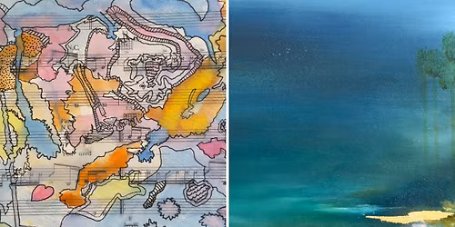 Art, Songs and Stories art opening Michelle Malone and Trish Land Newnan GA