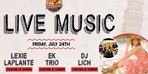 Lexie LaPlante, EK Trio & DJ Lich