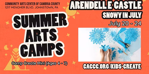 Arendelle Castle - Snowy in July (Camp Create Mini - Ages 4 - 7)