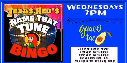 Guaco Taco Crystal Falls presents Wednesday night Name That Tune Bingo @7PM