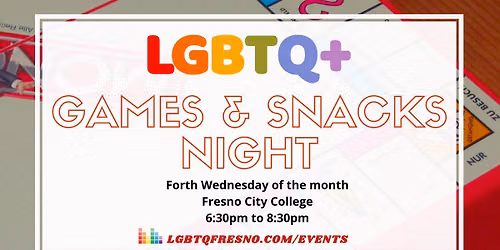 LGBTQ+ Games & Snacks Night