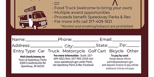 Speedway Centennial Car Show