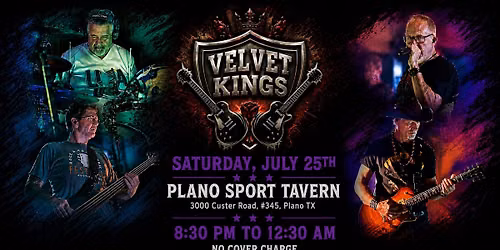 Plano Sports Tavern presents The Velvet Kings