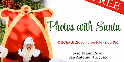FREE Photos with Santa!
