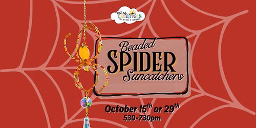 Beaded Spider Suncatchers