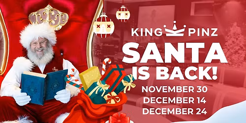 Santa is BACK at Kingpinz! \ud83c\udf85