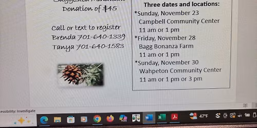 Spruce Pot Fundraiser 