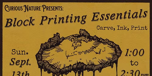 Block Printing Essentials: Carve, Ink, Print