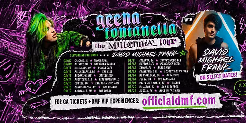The Millennial Tour | Geena Fontanella & David Michael Frank - NASHVILLE, TN