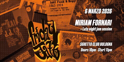 Friday Jazz | Miriam Fornari + late night jam session