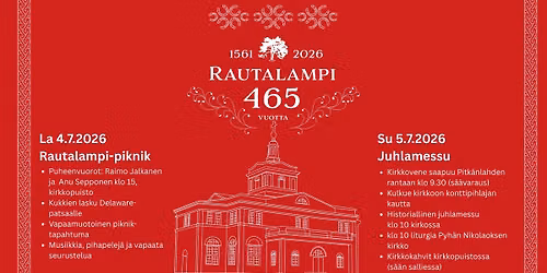 Rautalampi 465 vuotta!