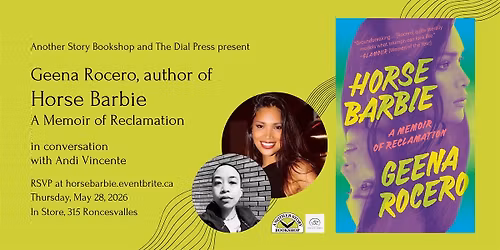 Geena Rocero, author of HORSE BARBIE (with Andi Vicente)