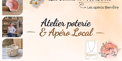 Ap\u00e9ro-poterie avec Poppy Pottery