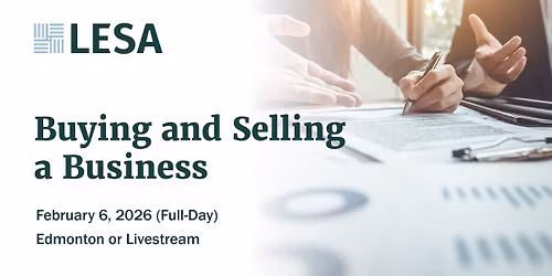 Buying and Selling a Business (Edmonton)
