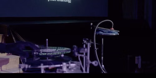 Klang 26: Esbjerg Ensemble X Vinyl-terror & -horror: [Sweeping instrumental music playing on TV]