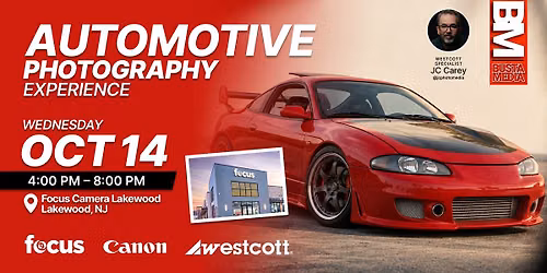 Focus Camera x Canon x Westcott: Automotive Photography Experience