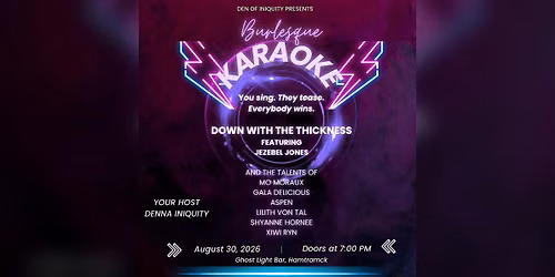 Burlesque Karaoke @ Ghost Light!