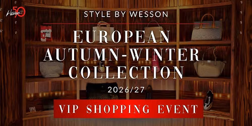 VIP Shopping Event Melbourne: European Autumn Winter Collection 2026\/27