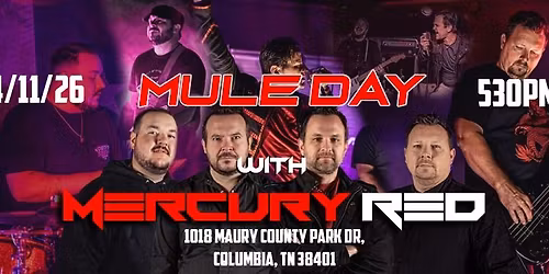 Mule Day with Mercury Red