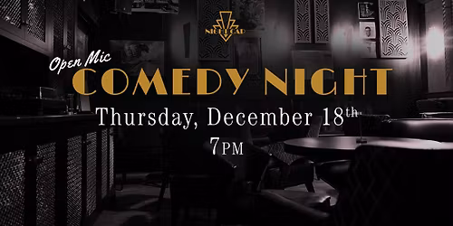 \ud83c\udfa4 Open Mic Comedy Night sponsored by The Burlington Beacon