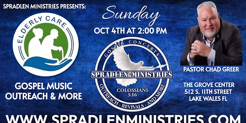 PASTOR CHAD GREER IN CONCERT 