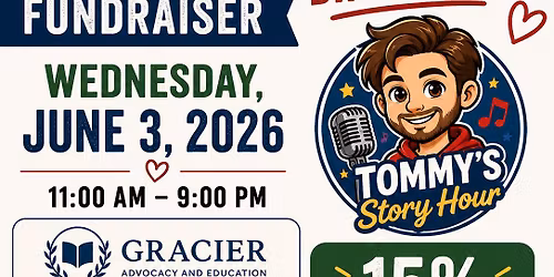 \ud83c\udf4e Applebee\u2019s Give Back Night for Tommy\u2019s Story Hour \ud83c\udf4e