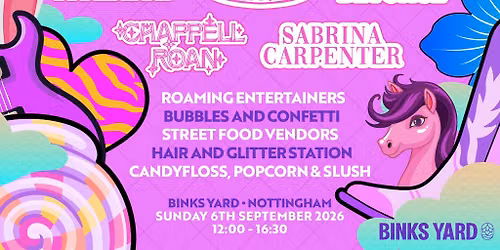 GirlyPop Live: Summer Send Off| Binks Yard, Nottingham