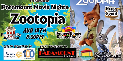 Paramount Movie Nights - Zootopia