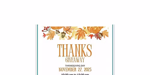 THANKS GIVEAWAY 2025