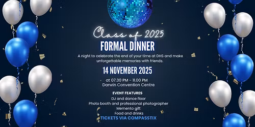 Class of 2025 \u2013 Year 12 Formal Dinner