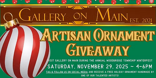 Gallery on Main Artisan Ornament Giveaway