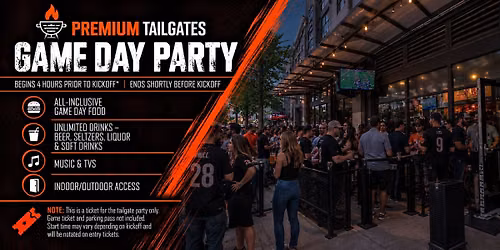 Premium Tailgate Party: Cincinnati Bengals vs. Baltimore Ravens