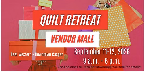TSW Quilting Retreat Vendor Mall