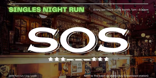 Singles Night Run @ Marina Bay (5km fun run)