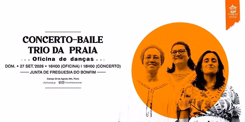 Concerto-baile com Trio da Praia e oficina de dan\u00e7as