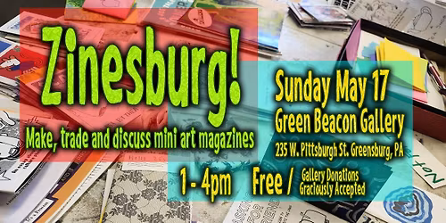 May Zinesburg - Monthly Mini Art Magazine Making Workshop