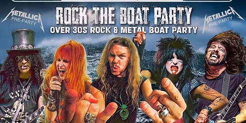 An Afternoon of Rock BOAT PARTY (Over 30s only), 1pm-6pm, Sun 5th July *1\/3 sold already*
